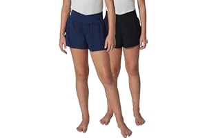 Yogalicious Girls 2 Pack Lightstreme Colby Crossover Waistband Hybrid Short