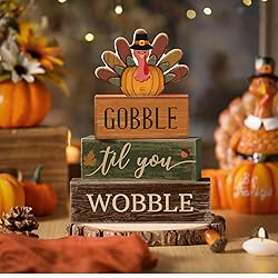 Lineshading 4 Pcs Fall Decorations for Home