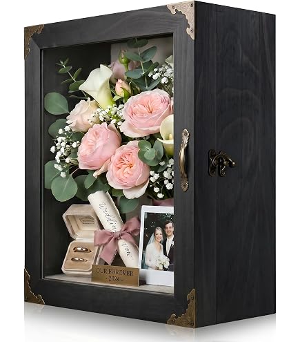 Amazon.com - Shadow Box Frame 8x16 with Real Glass Door, Extra