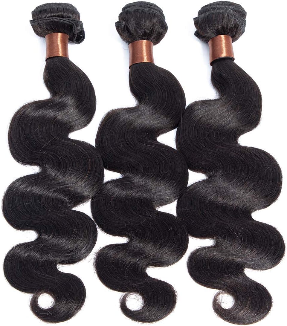 BLACKMOON HAIR 20 22 24 26Inch Brazilian Virgin Body Wave Hair 4 Bundles Unprocessed Virgin Human Hair Extensions Hair Weave Natural Black Color (100+/-5g)/Bundle - Image 5