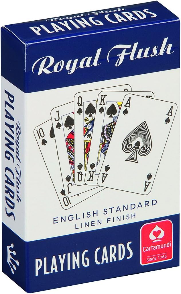 Red Royal Flush Playing Cards