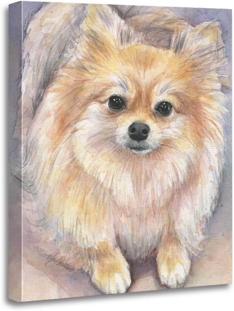 pomeranian painting
