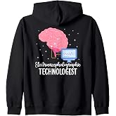 Electroencephalographic Technologist EEG Tech EEG Technician Zip Hoodie