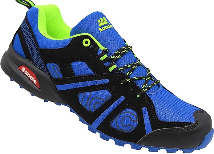 Herren Sportschuhe Sneaker Turnschuhe Schuhe Gr.41-46 Art.-Nr.2856 schwarz-royal-grün
