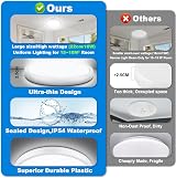 Defurhome 18W LED Ceiling Light Ø22cm IP54 White Daylight 5000K view 2