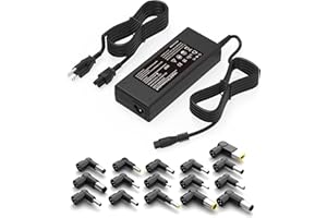 SZGUDULO 90W Universal AC Adapter Laptop Charger Replacement for Dell HP Acer Asus Lenovo IBM Toshiba Samsung Sony Fujitsu Gateway Notebook Ultrabook Chromebook Power Supply Cord with 16 Tips