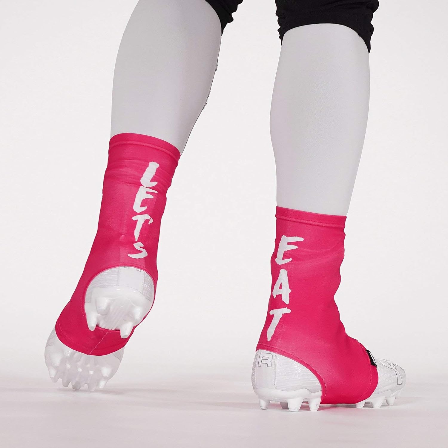 Let's Eat Pink Spats/Cleat Covers Clothing