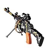 Light Up Toy Machine Blaster - Scope, Stand and