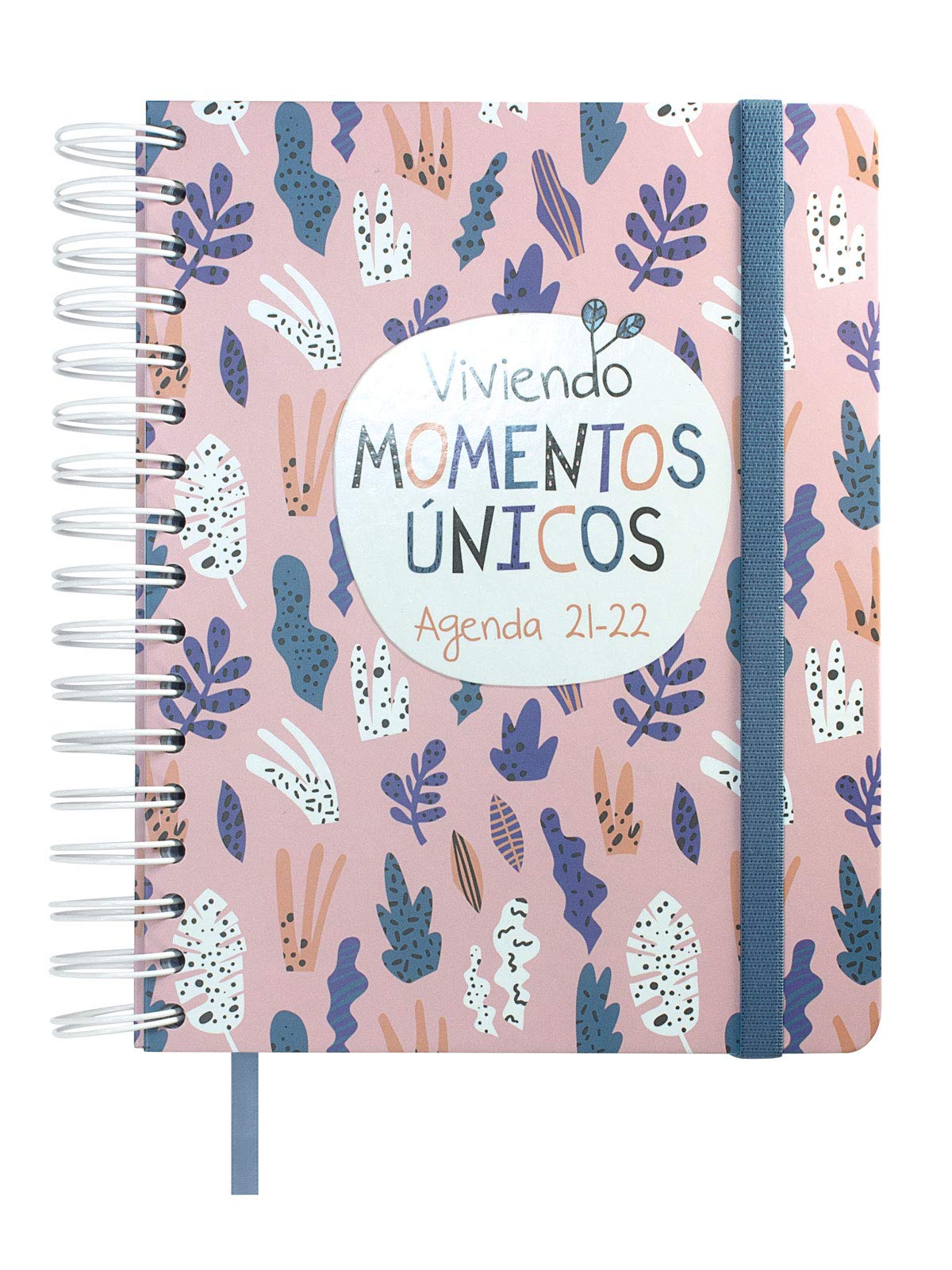 Finocam 626500522 – Vitae 16 Months Diary 2021 2022 4th – 155 x 220 Week to View Landscape Pink Spanish