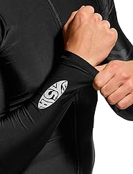TSLA Men's Long Sleeve Zip Rash