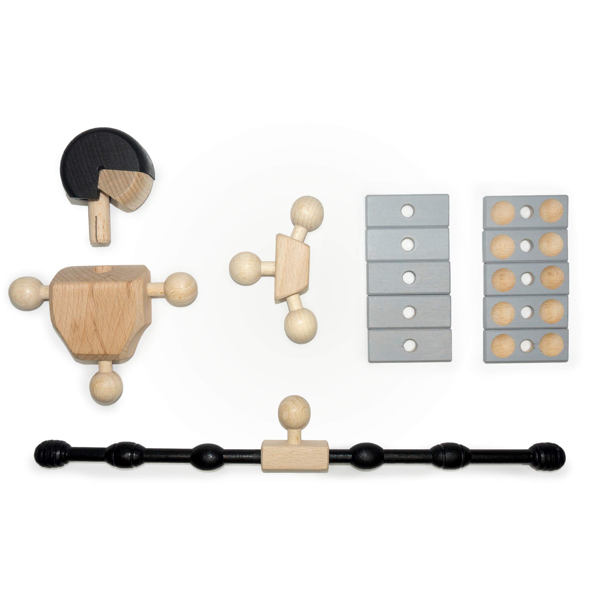 rewoodo Wooden Heroes Wooden Toys For Children From 3 Years Made in Germany (Extension set, Rhea)