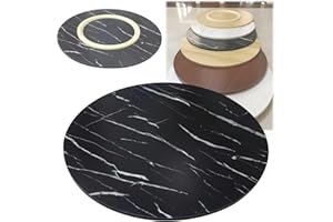 Lazy Susan TurntableØ 20" 24" 28" 32" 36" 39" Rotating Plate, Easy to Share Food Wood Dining Table Turntable, 360° Smooth Rot