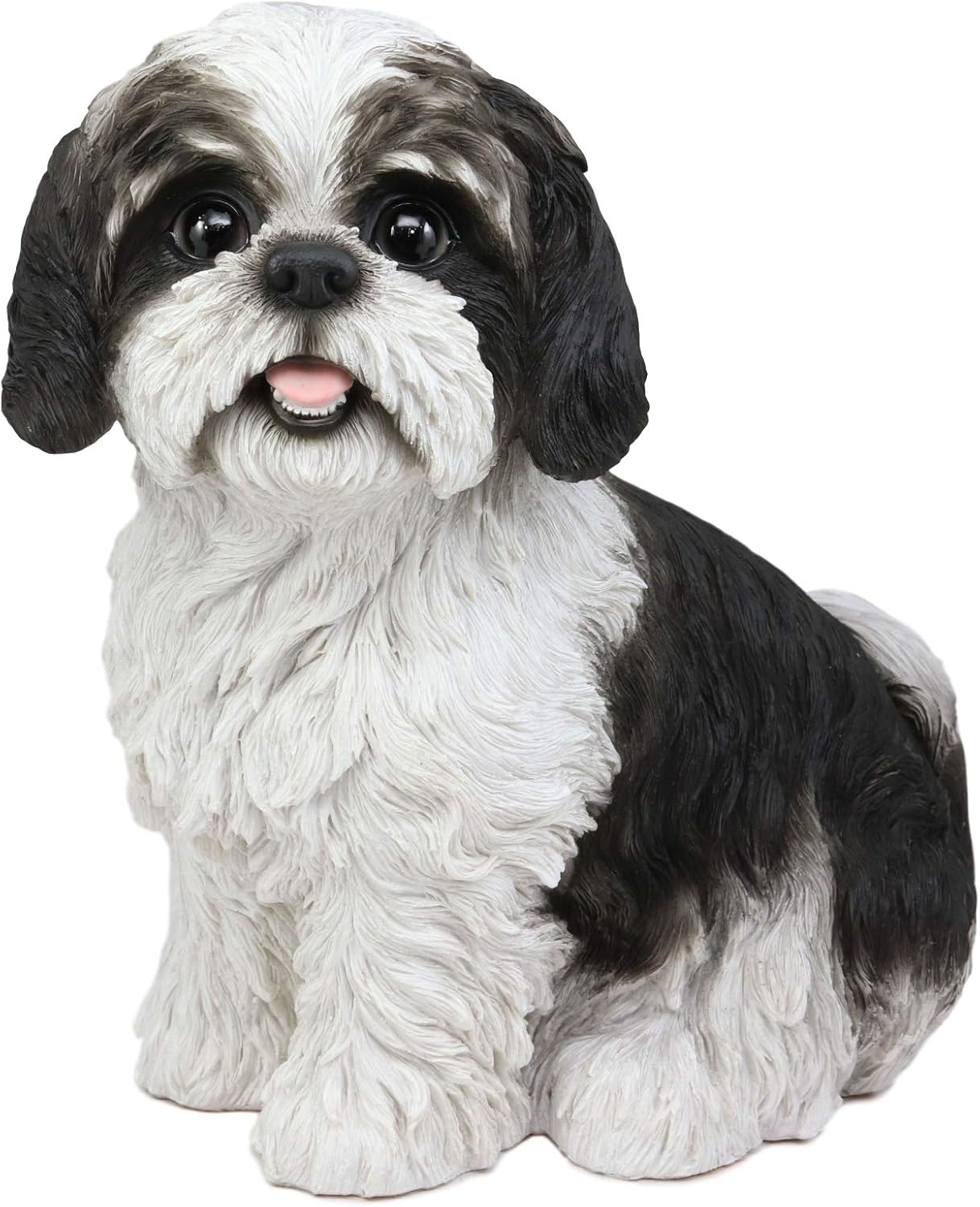 Ebros Large Adorable Lifelike Shih Tzu Dog Statue 10.25