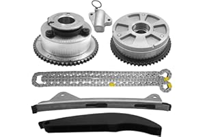 BRNEWKITS Timing Chain Kit with VVT Camshaft Sprocket for Hyundai Elantra 2017-2020, Kona 2018-2021, Veloster 2019-2021,for Kia Forte 2017-2022 2.0L 243502E700 243702E020 Intake & Exhaust Sprocket