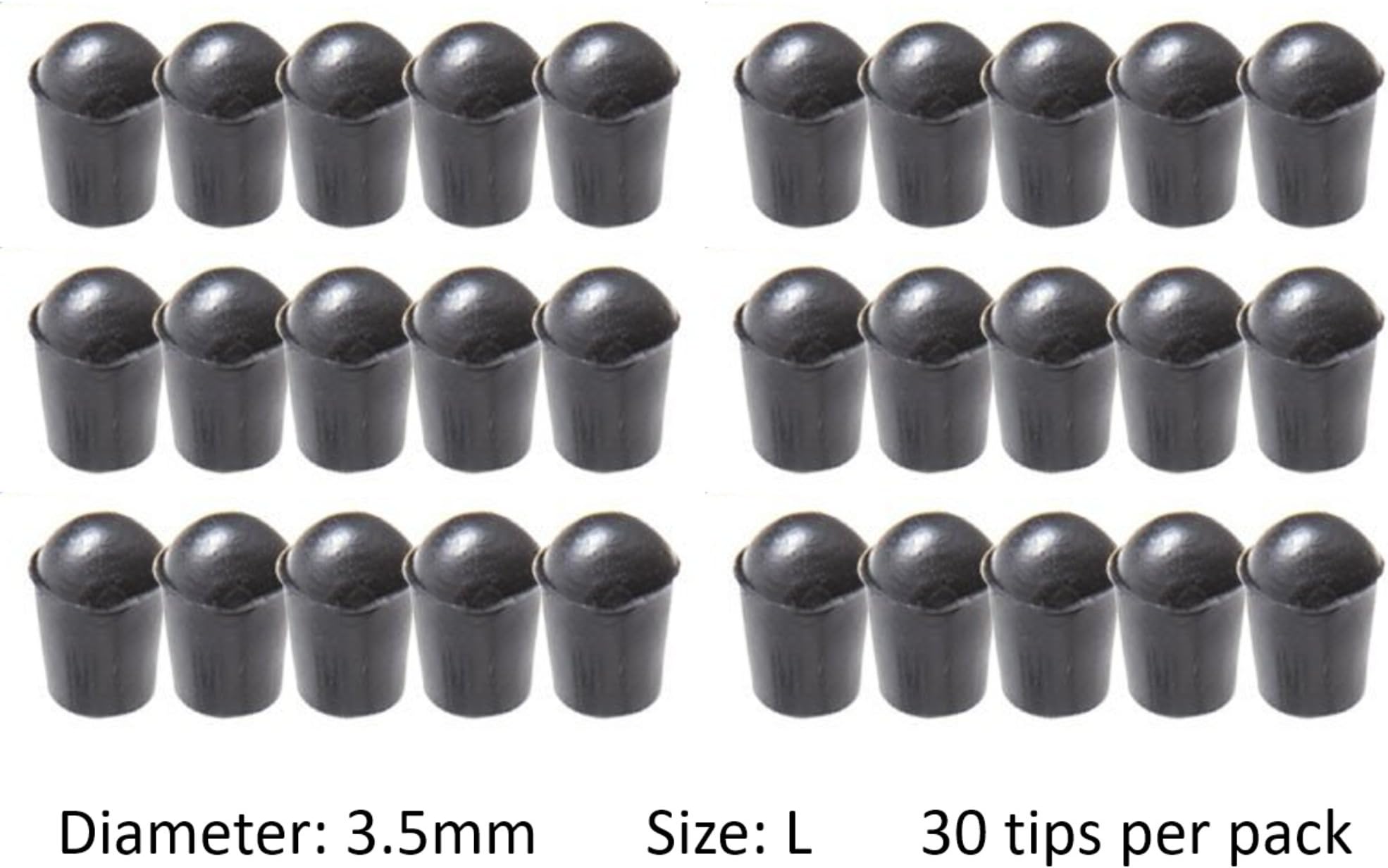 Prong Collar Covers, 50 Tips per Pack Dog Prong Collar Tips, 2.5mm - 4.0mm Vinyl Comfort Tips for Prong Collar (3.5mm 50 Count (Pack of 1))