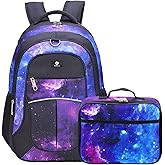 Fenrici Large Kids Backpack for Boys, Girls, 18 Inch Book Bags, 10 Compartments, 360° Laptop Protection