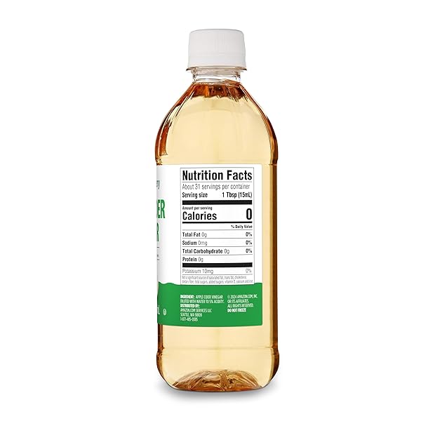 AMAZON GROCERY, APPLE CIDER VINEGAR, 16 FL OZ (PREVIOUSLY AMAZON FRESH, PACKAGING MAY VARY)