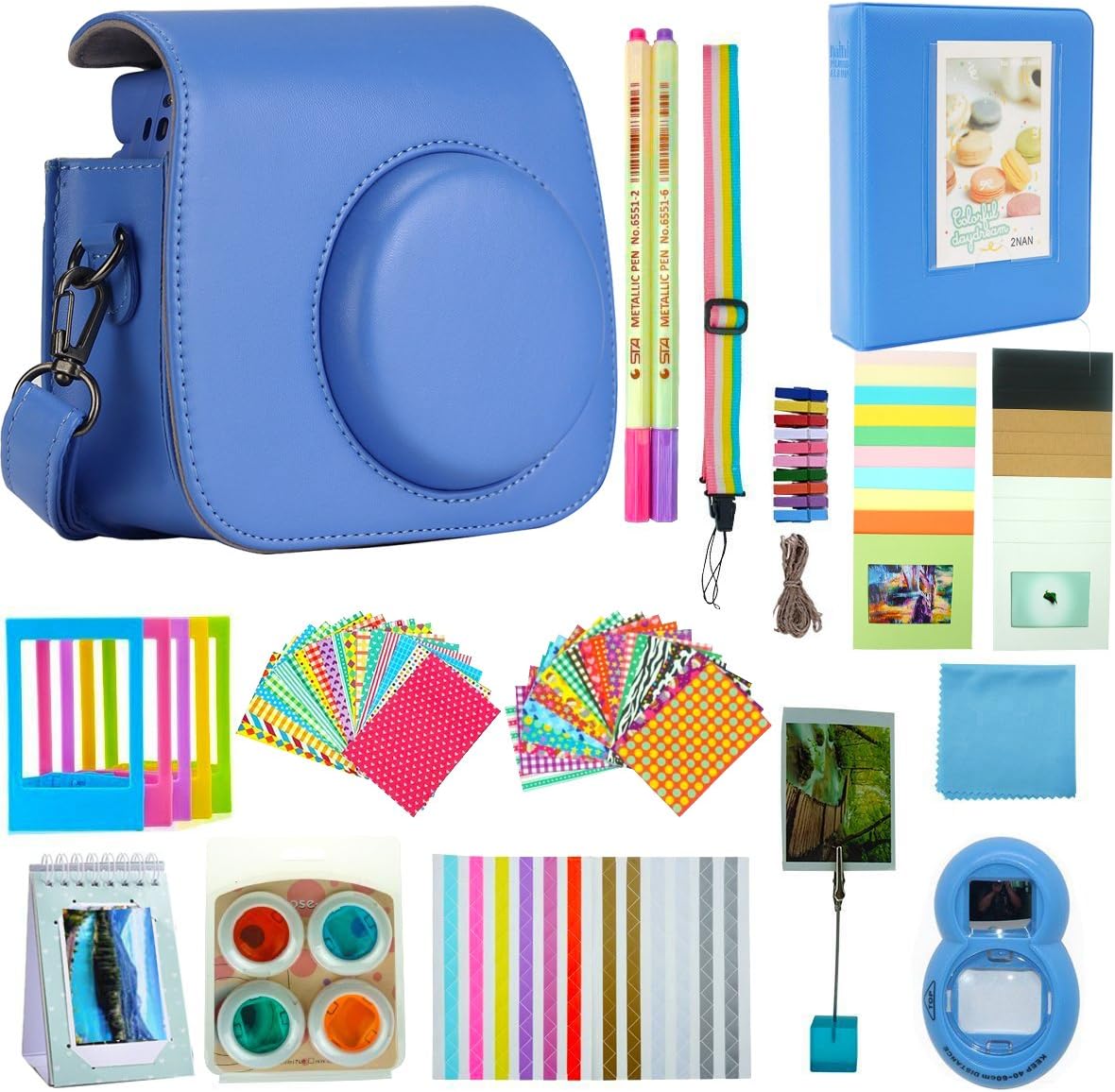 Anter 17 In 1 Mini 9 Accessories Fit To Fujifilm Instax Amazon Co Uk Camera Photo