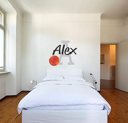 Amazon Com 659parkerrob Personalized Name Basketball Wall