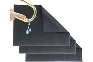 The Original Spit Catcher by Brasstache - For Brass/Wind Instruments, Ultra-Absorbent and Leakproof, Multi-layered Cloth Pad to Empty Your Spit, Self-Packing…… (3-pack)