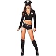 FORNY Women Police Costume Cosplay Dirty Cop Uniform Halloween Officer Outfits