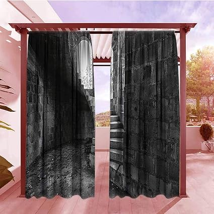 Amazon Com Andytours Rod Pocket Window Curtain Panel Rustic