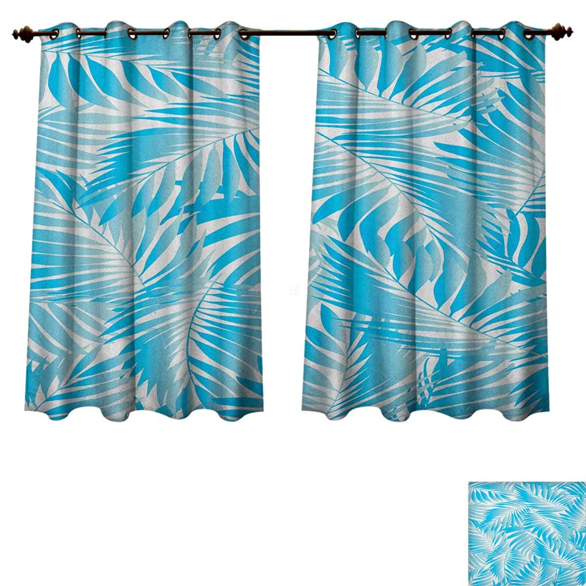 Amazon Com Leaf Blackout Thermal Backed Curtains For Living Room