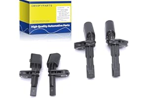 OAKLETE Set of 4 Front Rear Left and Right ABS Wheel Speed Sensor Compatible with Volkswagen Audi Models - Jetta, Jetta City, Passat, CC, Golf, GTI, TT, R32, Beetle, A3 Quattro, 1KD927807