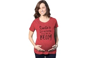 Maternity Santas Got Nothing On This Belly Pregnancy Tshirt Funny Christmas Bump