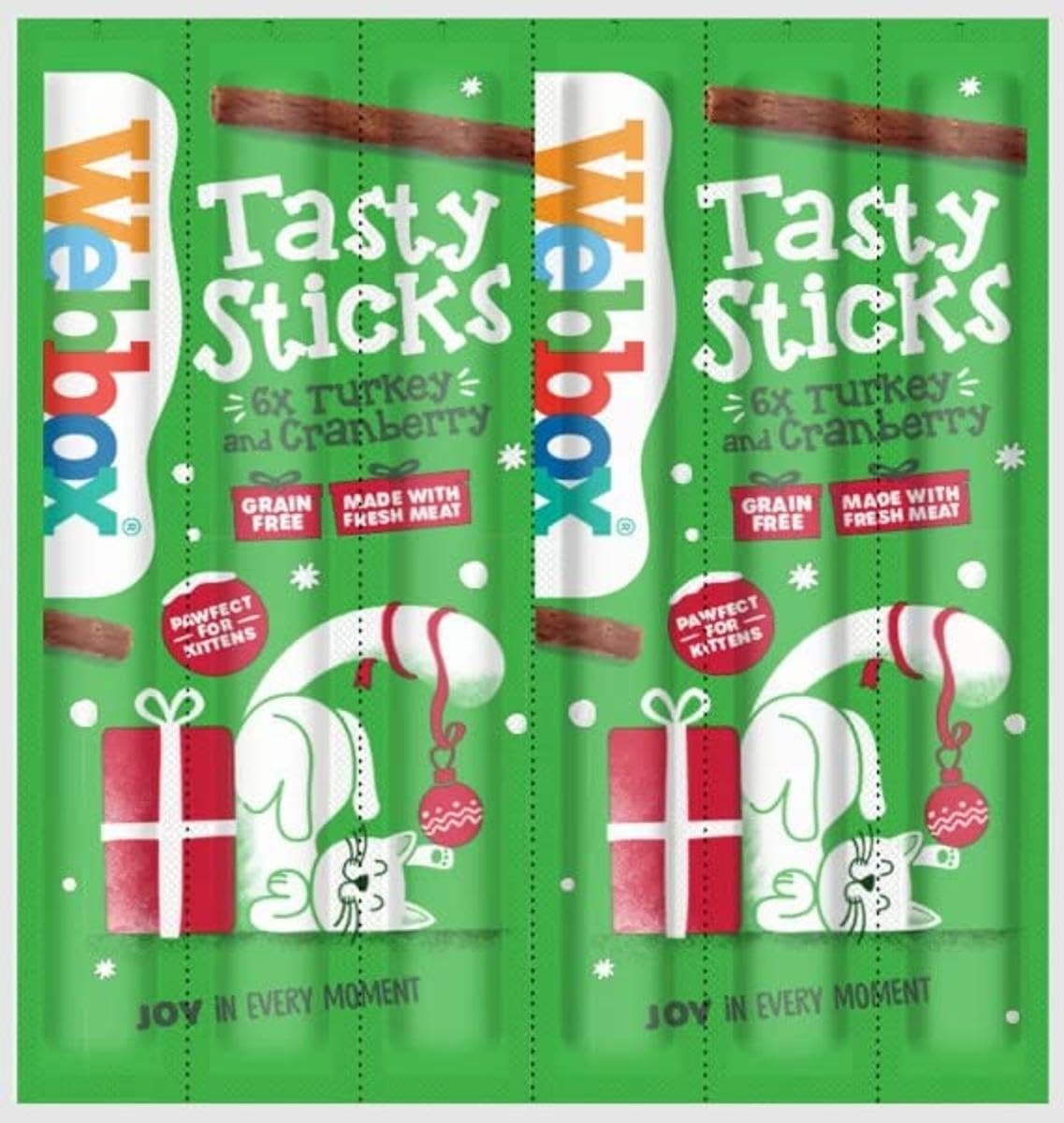 Webbox Cat Tasty Sticks with Turkey and Cranberry, 30 g