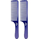 JOHNNY B. Get Faded Anti-Static Heat Resistant Professional Hair Combs, 2-Pack Set