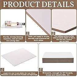 50 Pcs Book Board, Binders Board Chipboard Designer