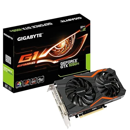 Gigabyte GeForce GTX 1050 Ti GAMING 4GB GDDR5 128 bit PCI-Exp x 16 1x DVI 3x HDMI 1x DP aktiv