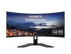 Gigabyte G34WQC 34" 144Hz Ultra-Wide Curved Gaming