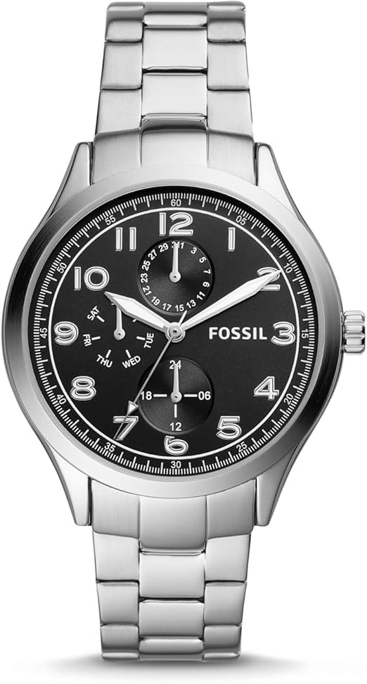 wylie multifunction stainless steel watch