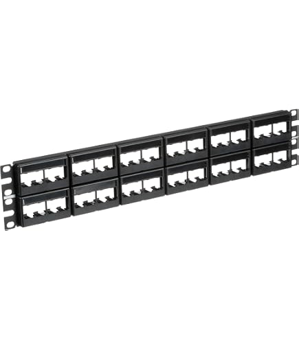 Gabinete O Bandeja Para Fibra óptica Panduit HDFlex 1U - Para 6 Puertos Tamaño Completo O 12 Medios Puertos