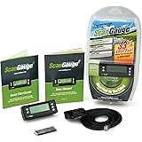 ScanGaugeE Compact Multifunction Trip Computer with Customizable Real-Time Fuel Economy Digital Gauges