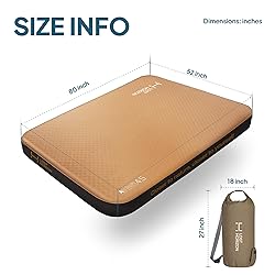 LOSTHORIZON 4.5” Thick Self Inflating Sleeping