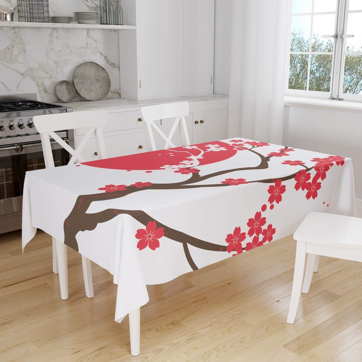 Bonamaison Kitchen Decoration, Tablecloth, 140cm x 160cm - Designed and Manufactured in Turkey