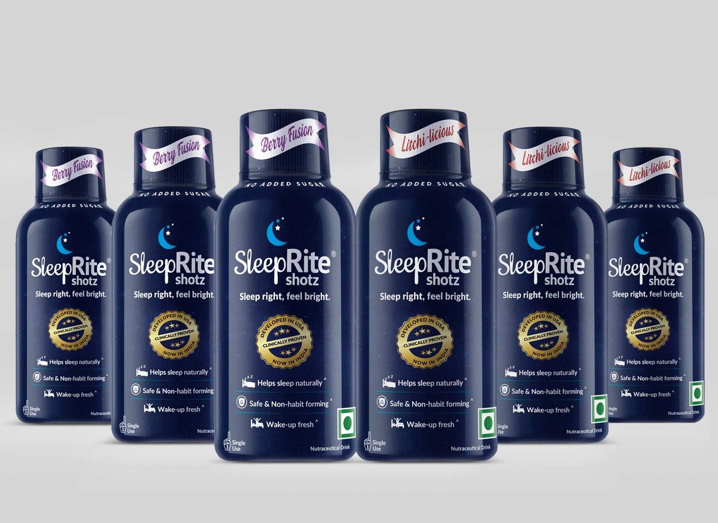Sleeprite Shotz® Shotz 3 Berry Fusion - 6 Piece