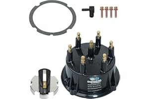 ENGINEMAN Distributor Cap and Rotor Kit for MerCruiser 4.3L V6 Engines with Thunderbolt IV/V HEI Ignition - Replaces 815407Q5