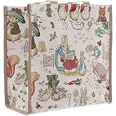 Signare Tapestry Shoulder Bag Shopping Tote for Women in Peter Rabbit Design (SHOP-BP-PETER)