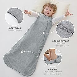 Mosebears Unisex Baby Sleep Sack 1.0 TOG, Supersoft