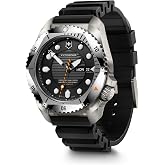 Victorinox Dive Pro Automatic Titanium Black Dial Rubber Strap Watch 43mm - 242070
