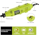 DEWINNER Rotary Multi-Tool 135W 6 Speed 8000-35000 RPM with 233 Accessories view 2