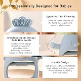 Dzpuhuojz 2 Pack Teething Toys for Baby Teething Mitten Silicone 0-6 Months view 3