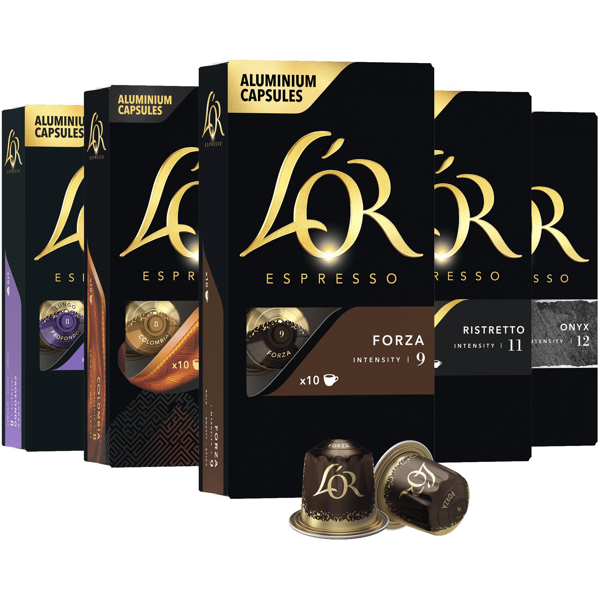 L'OR Espresso Capsules, 50 Count Variety