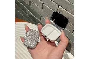 Small Cute Pill Container Travel Pill Box Case Portable Mini Pill Organizer for Purse Pocket(White)