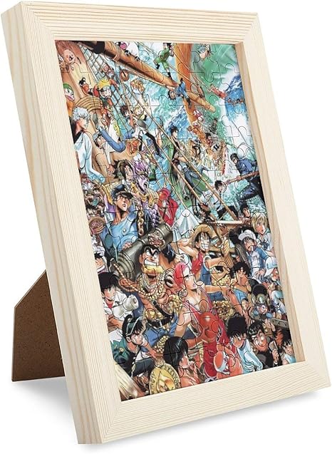 Amazon ワンピース フォトフレーム スタンド付き 壁掛け 卓上置き兼用 賞状額 ポスターフレーム 絵画 展示ピクチャー 額縁ジグソーパズル アートフレーム ポスター オンライン通販