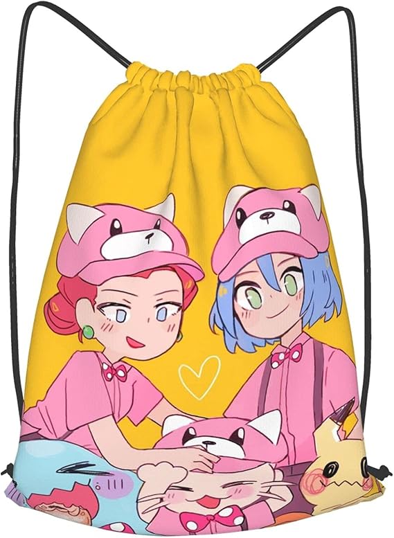 Amazon Co Jp ニャース ムサシ コジロウ ミミッキュ スポーツバッグ ナップサック ジムサック プールバッグ おしゃれ Danesi 巾着袋 体操着入れ アニメ 軽量 防水 大容量 部活 遠足 キャラクター グッズ 服 ファッション小物